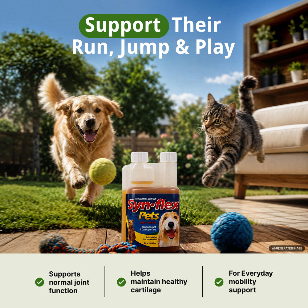 Synflex en usage chien acceptation saveur boeuf et mobilité soutenue