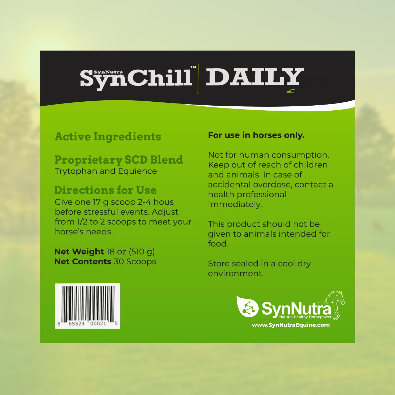 SynNutra SynChill gros plan des granulés illustrant texture et appétence pour administration facile
