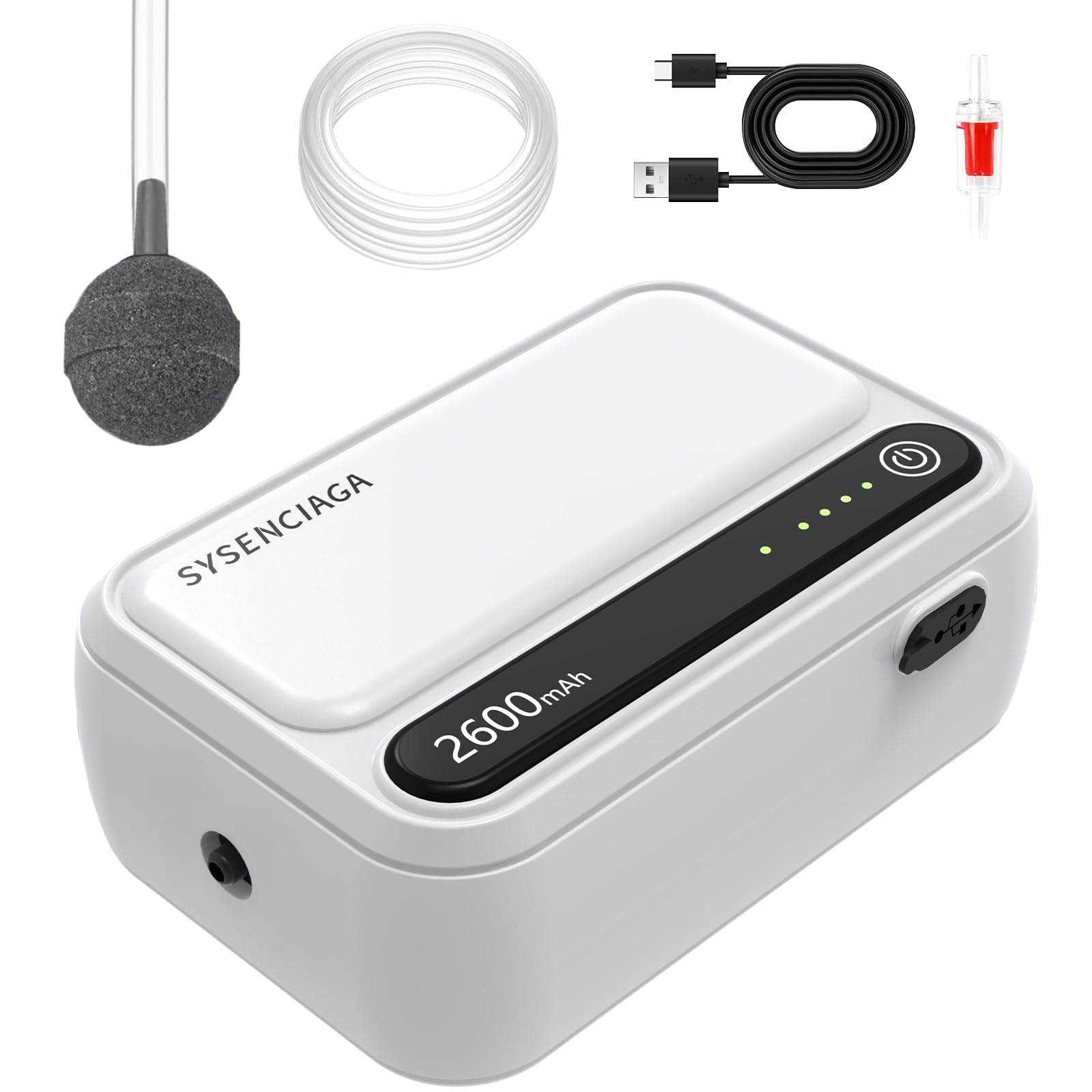 SYSENCIAGA face avant montrant design compact et portabilité pratique