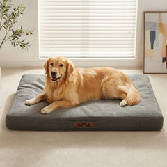 Sytopia lit chien face montrant housse imperméable et confort durable