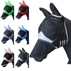 T TEKE masque anti-mouches face montrant protection complète et confort