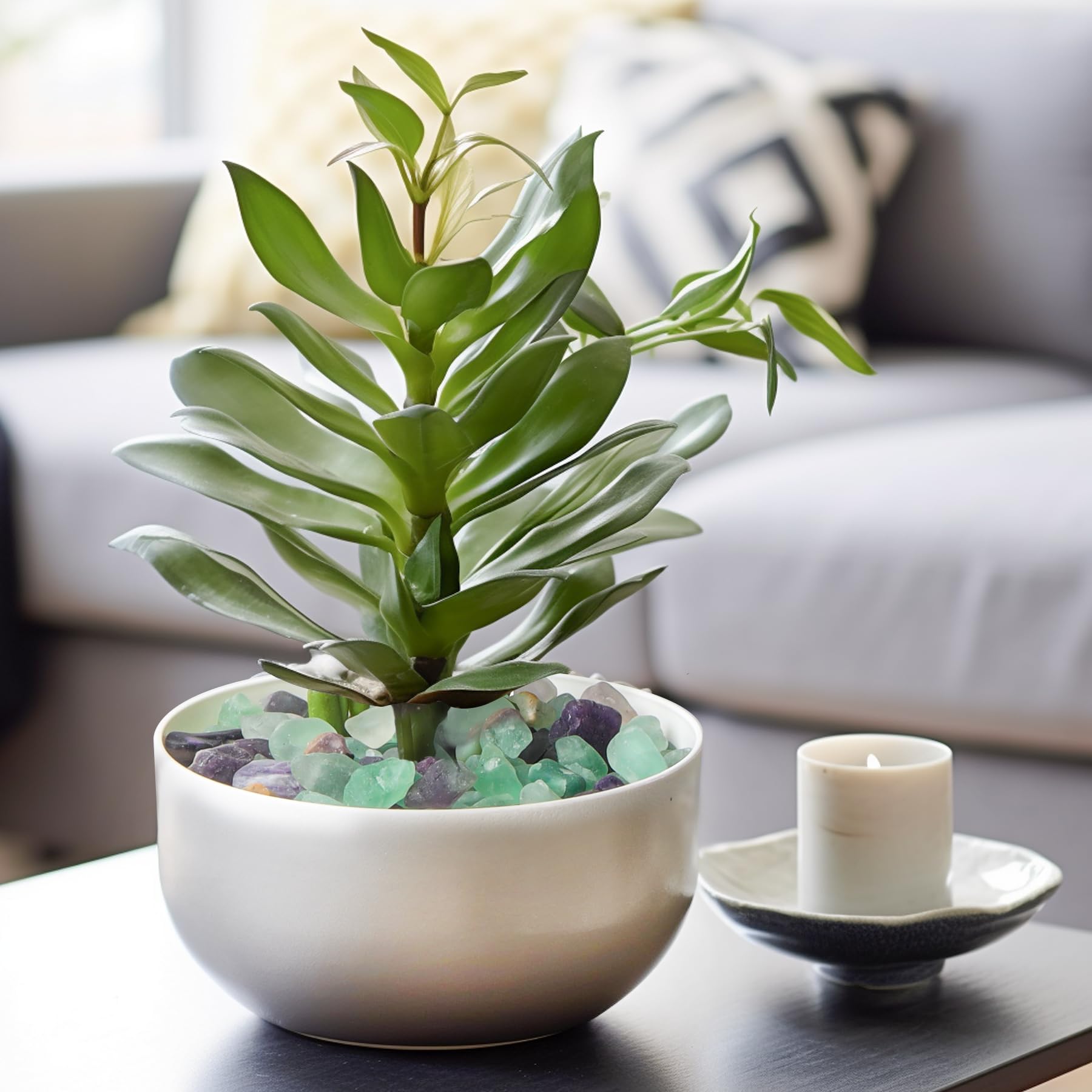 T4U gros plan sur galets montrant texture et couleurs, idéal pour décoratifs