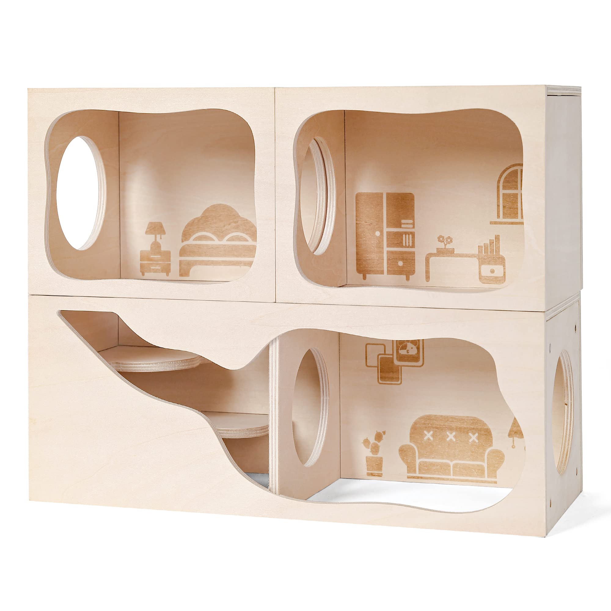tafit hamster occupant la cachette pour repos et exploration