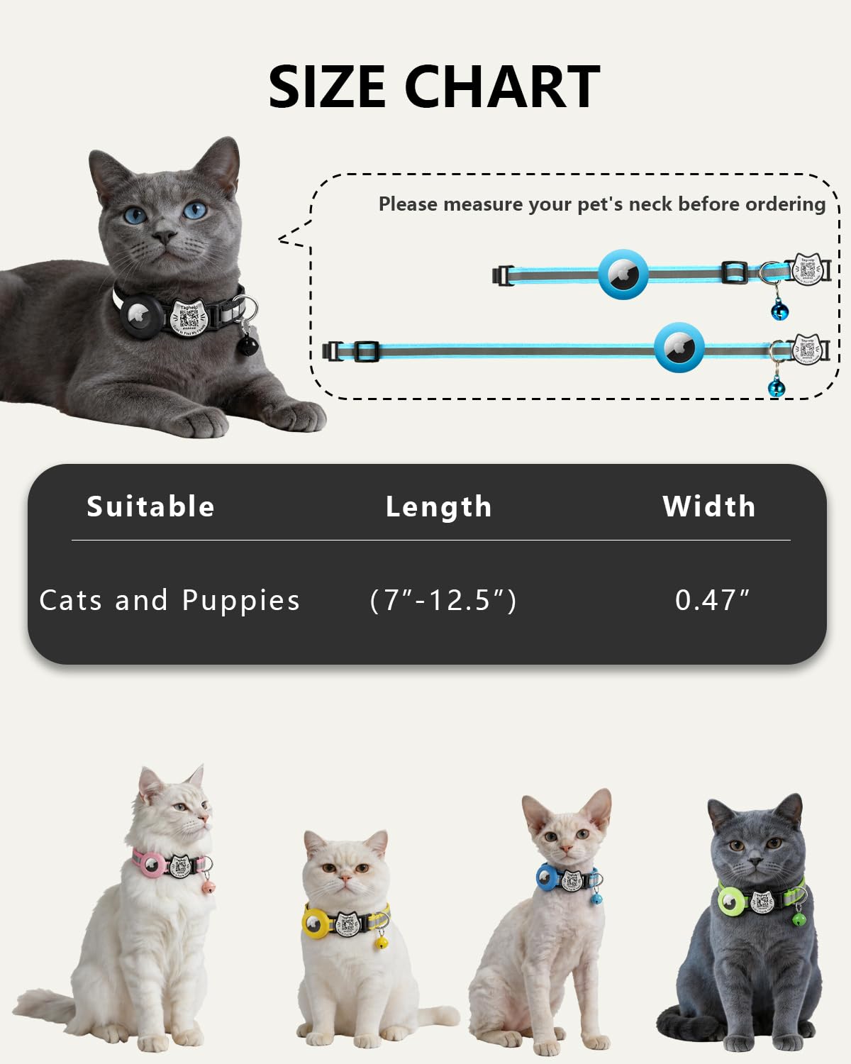Taghelp collier porté par chat en extérieur, sécurité et traçabilité visibles