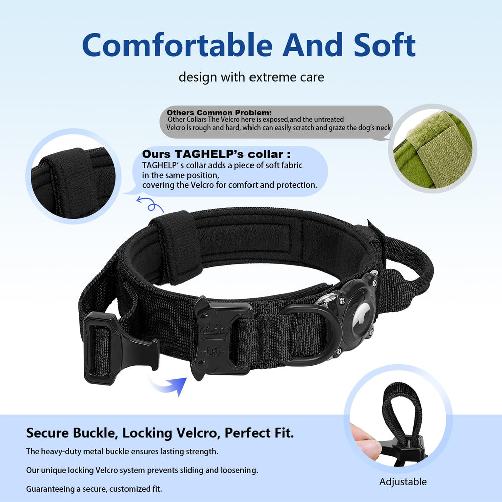 Taghelp comparaison dimensions XL montrant échelle pour grands chiens