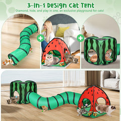 TailTastic gros plan tissu crinkle qui stimule l'ouïe et le jeu