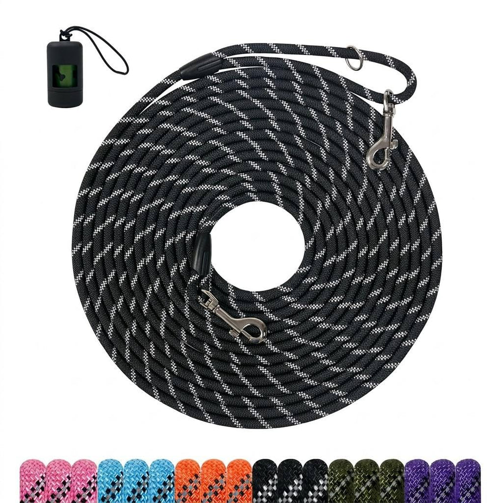 Tairro laisse longue face avant montrant couleurs et options pratiques