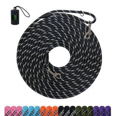Tairro laisse longue face avant montrant couleurs et options pratiques