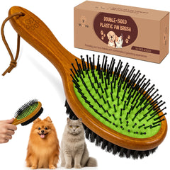 TAKAVU brosse double-face vue avant pour un démêlage efficace
