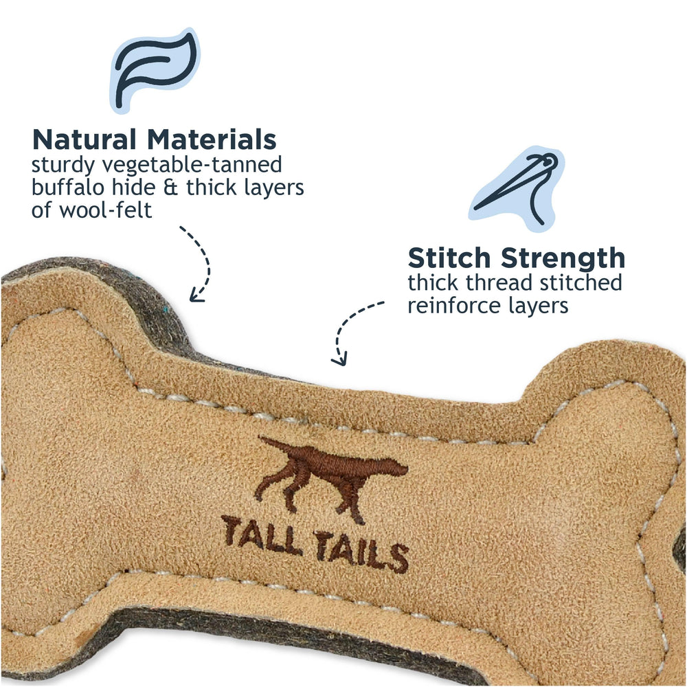 Tall Tails os détail texture cuir de buffle pour meilleure prise