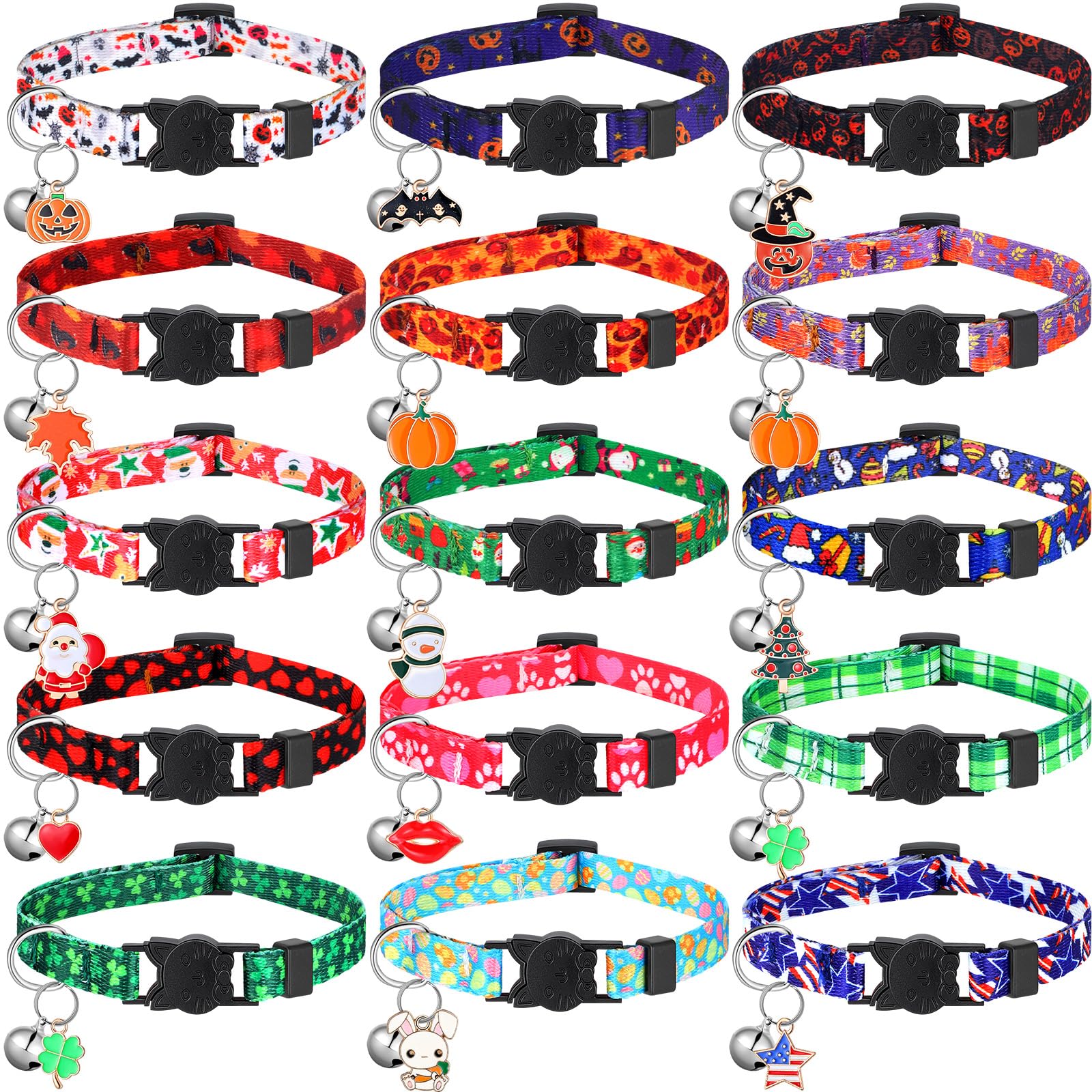 Talltalk vue frontale du colis de 15 colliers festifs bénéfice assortiment pratique