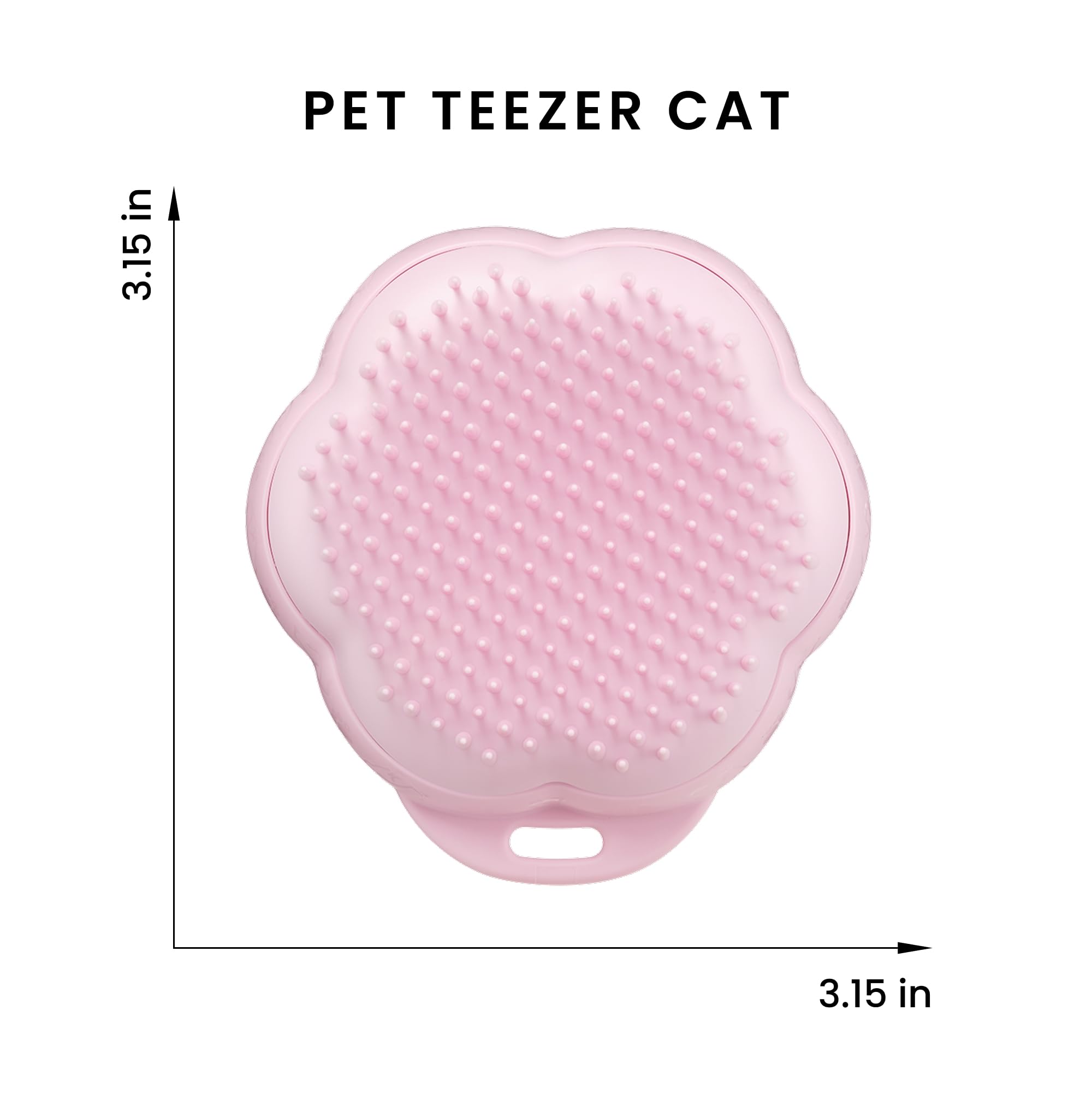 TANGLE TEEZER comparaison d'échelle avec une main, taille compacte et maniable