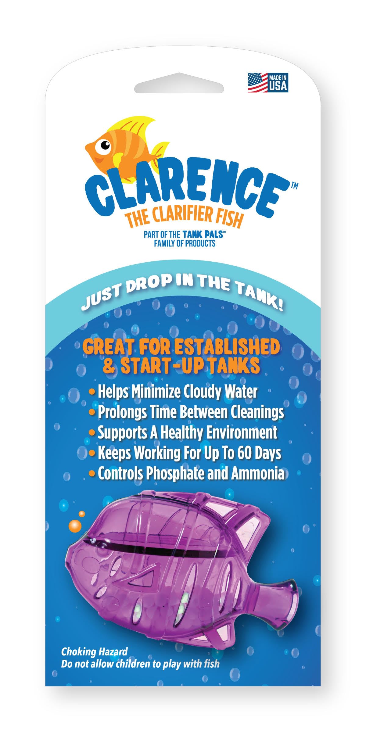 Tank Pals comparaison avant-après montrant eau plus claire et esthétique améliorée