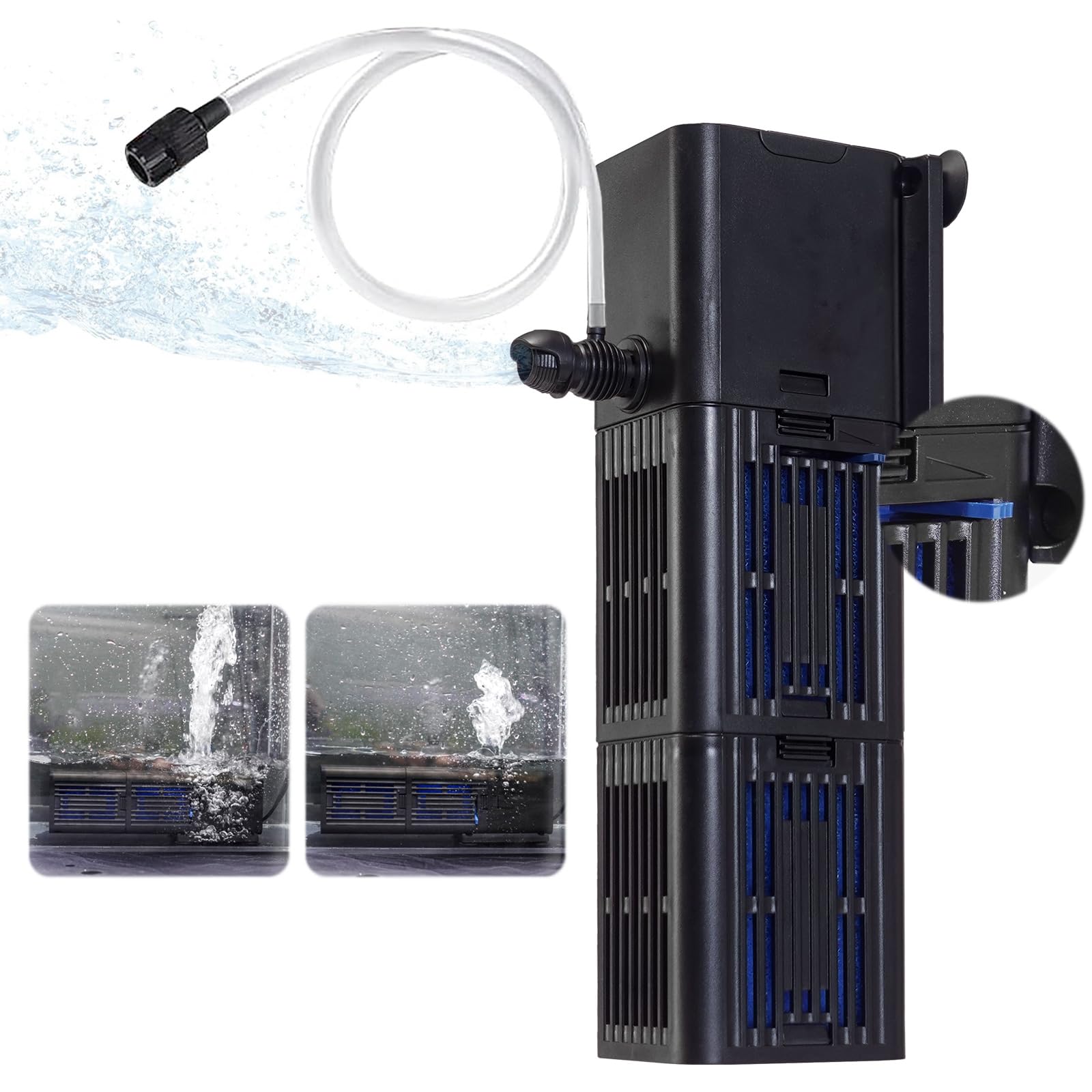 TARARIUM filtre face avant montrant le boîtier compact et gain de place