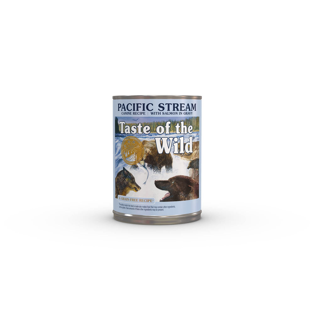 Taste of the Wild boîte face montrant l'emballage attractif et la provenance USA
