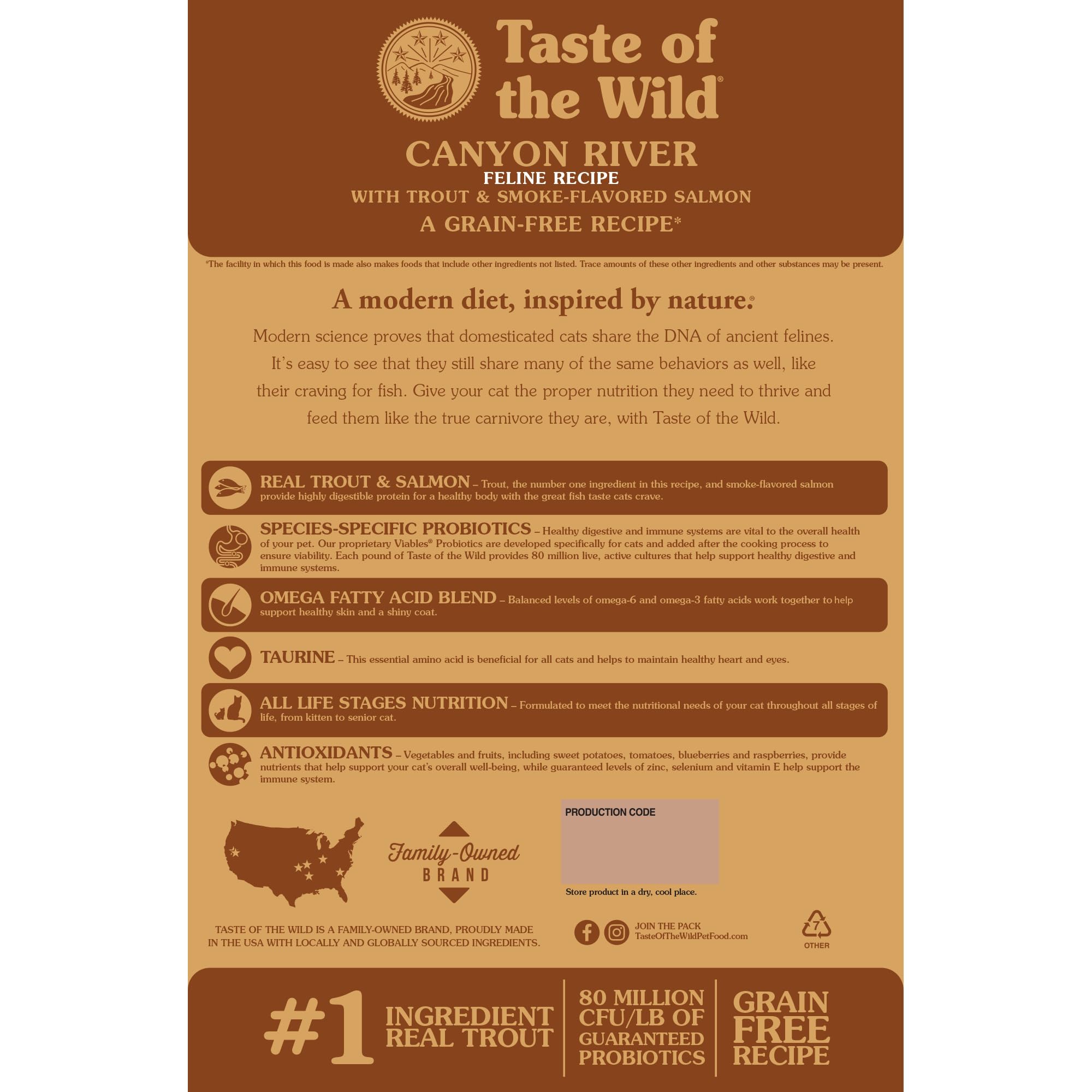 Taste of the Wild gros plan croquettes montrant texture croquante idéale pour dents saines