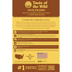 Taste of the Wild gros plan croquettes montrant texture et richesse en protéines