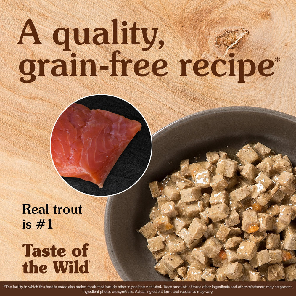 Taste of the Wild gros plan sur texture poisson bénéfice protéines visibles