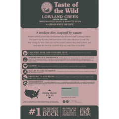 Taste of the Wild gros plan croquettes soulignant texture et digestibilité