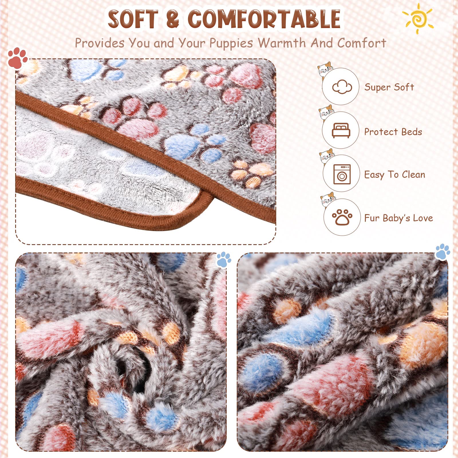 Tatuo gros plan texture coral velvet douce pour confort animal
