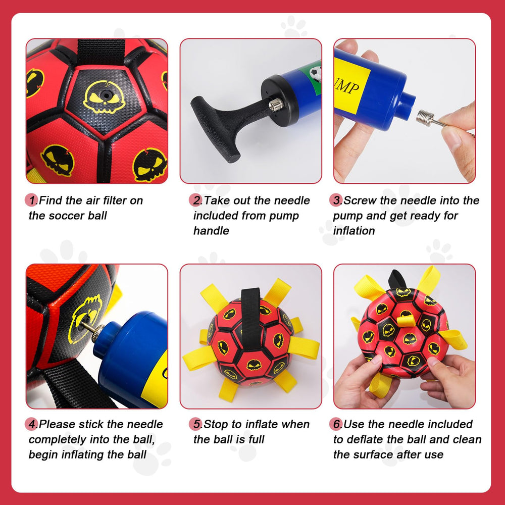 TBC PET ballon près d’une règle pour comparaison de taille pratique