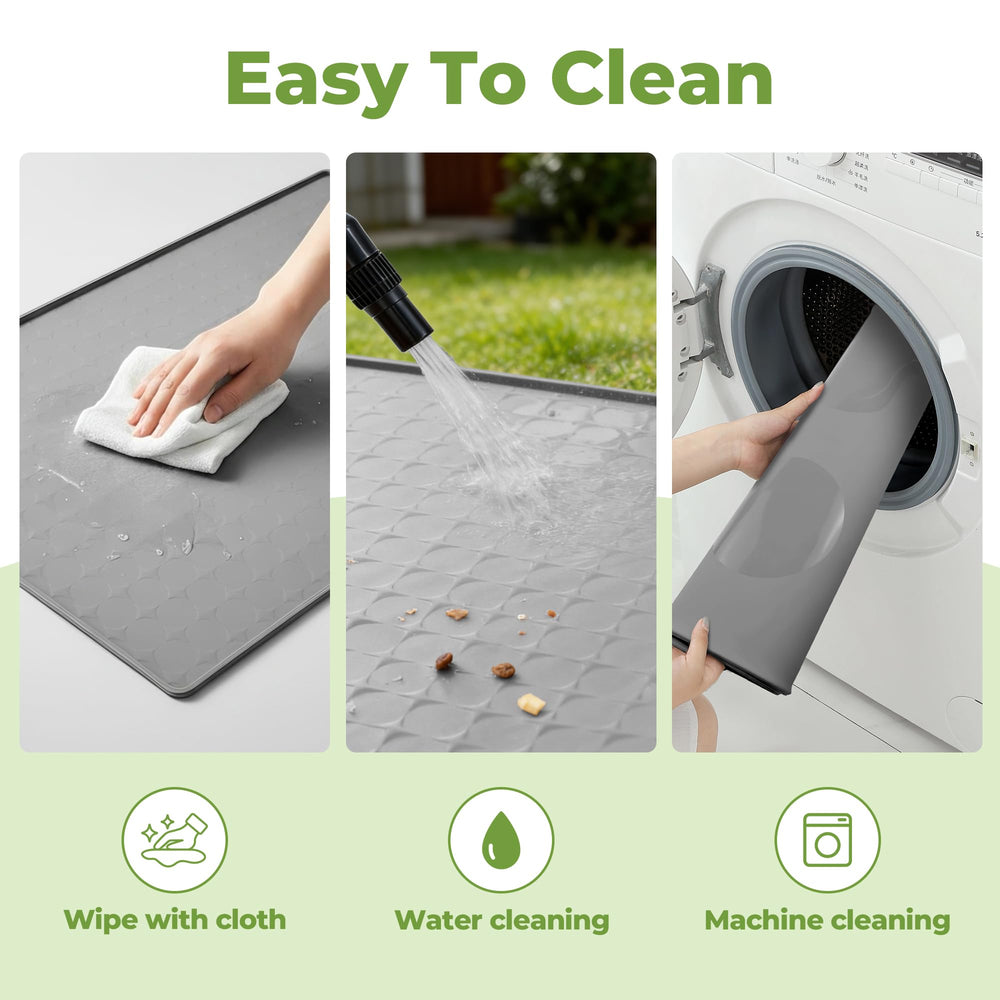TCULOSD tapis plié montrant compatibilité lavage en machine