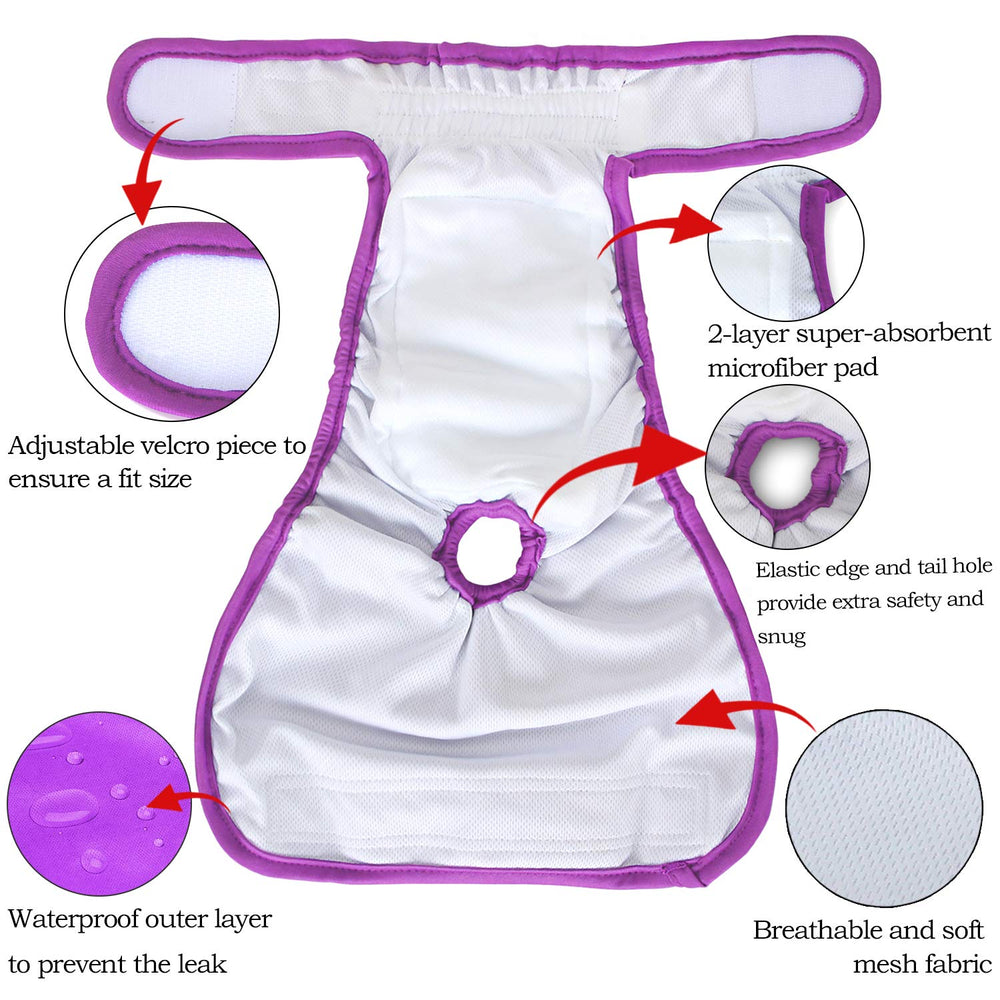 Teamoy extérieur PUL imperméable empêchant les fuites