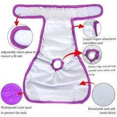 Teamoy extérieur PUL imperméable empêchant les fuites