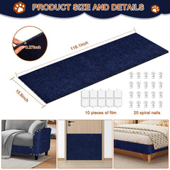 TEBANTY gros plan texture résistante pour griffes durables