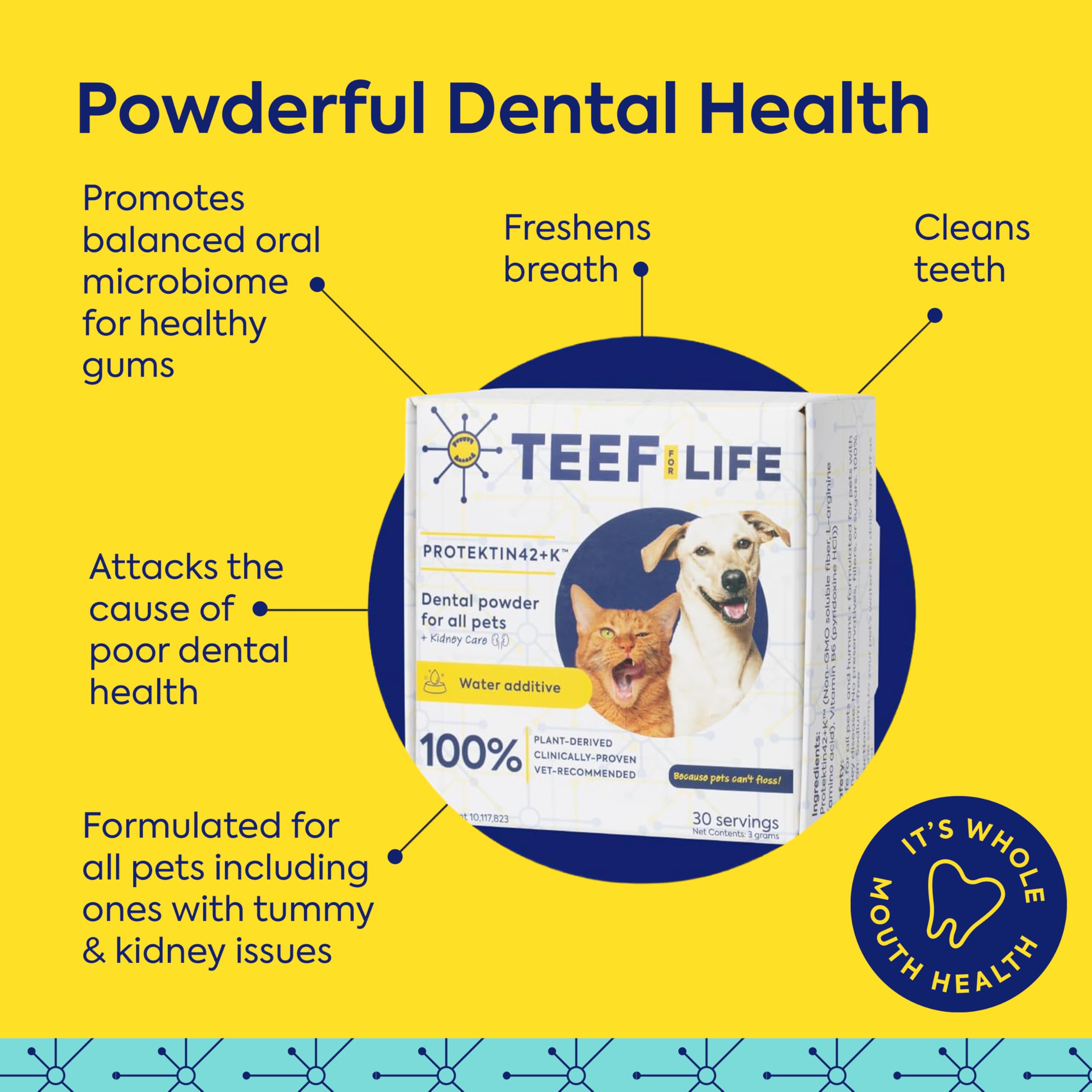TEEF FOR LIFE cuillère doseuse illustrant le dosage simple et rapide