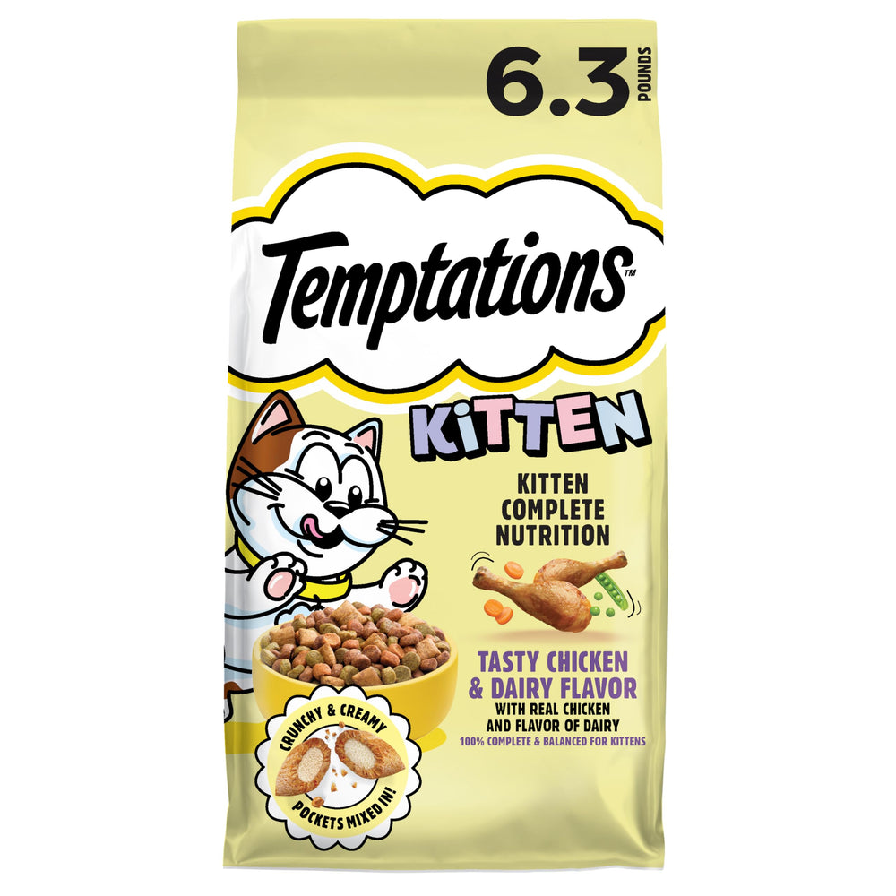 Temptations emballage frontale montrant la marque et l'attrait
