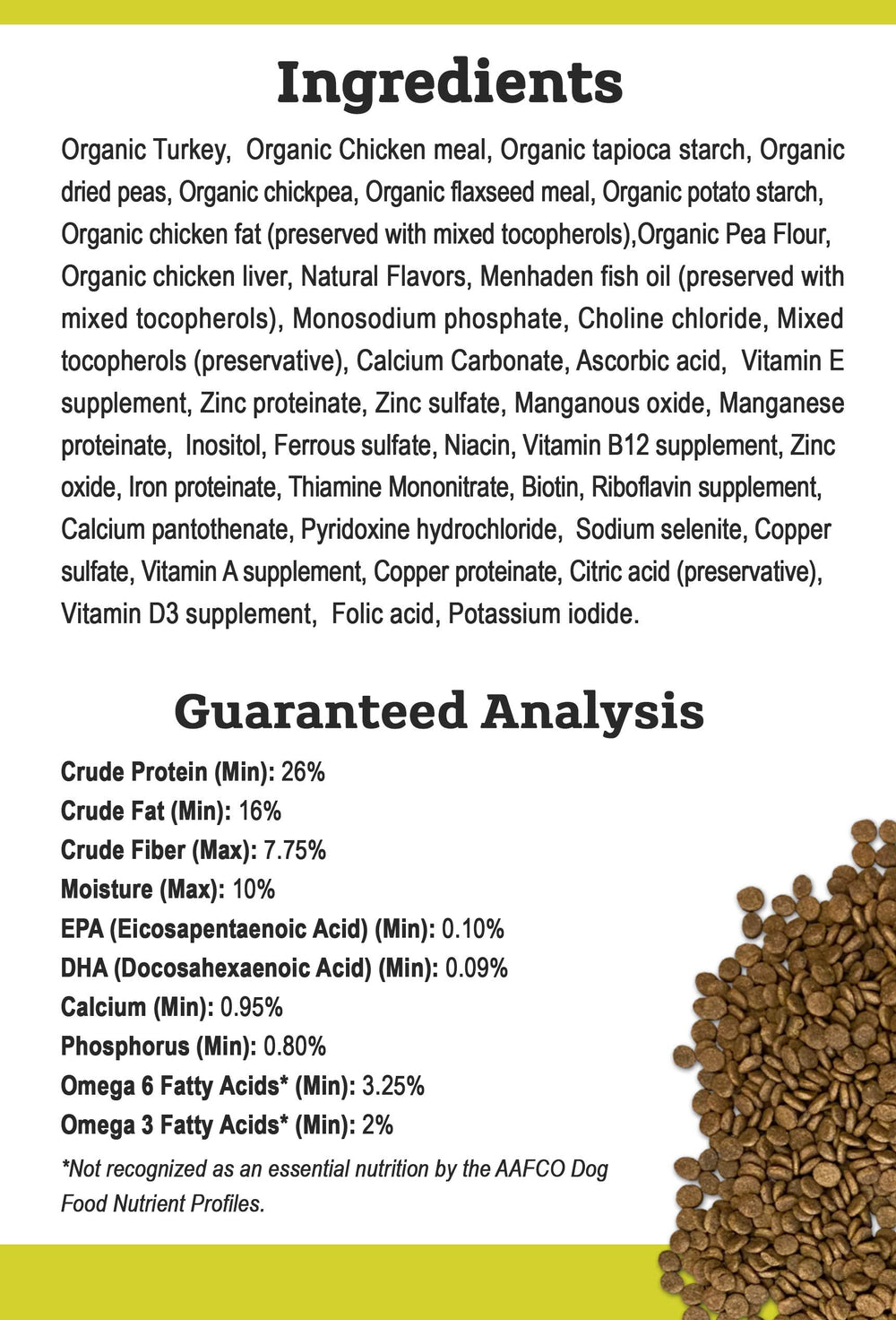 Tender & True chien mange à l'extérieur, recette naturelle adaptée à la vie active