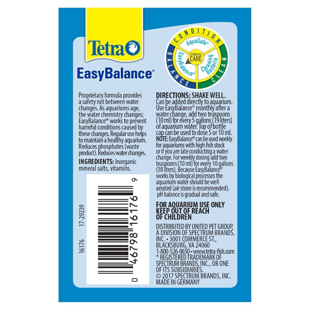 Tetra EasyBalance bouchon doseur en gros plan pour une mesure précise