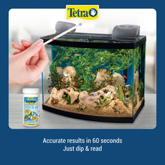 Tetra bandelette en usage dans aquarium pour tests rapides et fiables