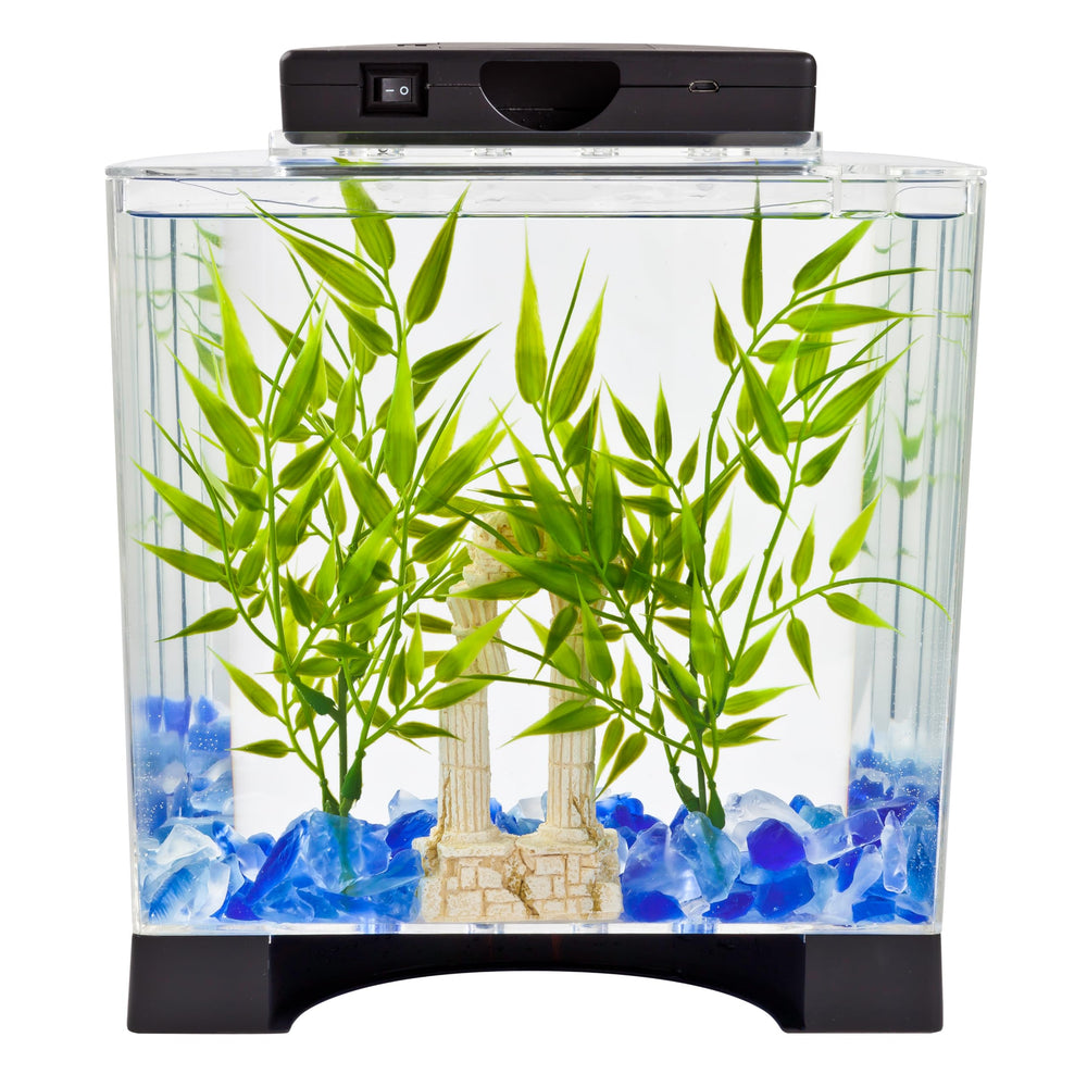 Tetra couvercle clair avec ouverture pour nourrir facilement le betta