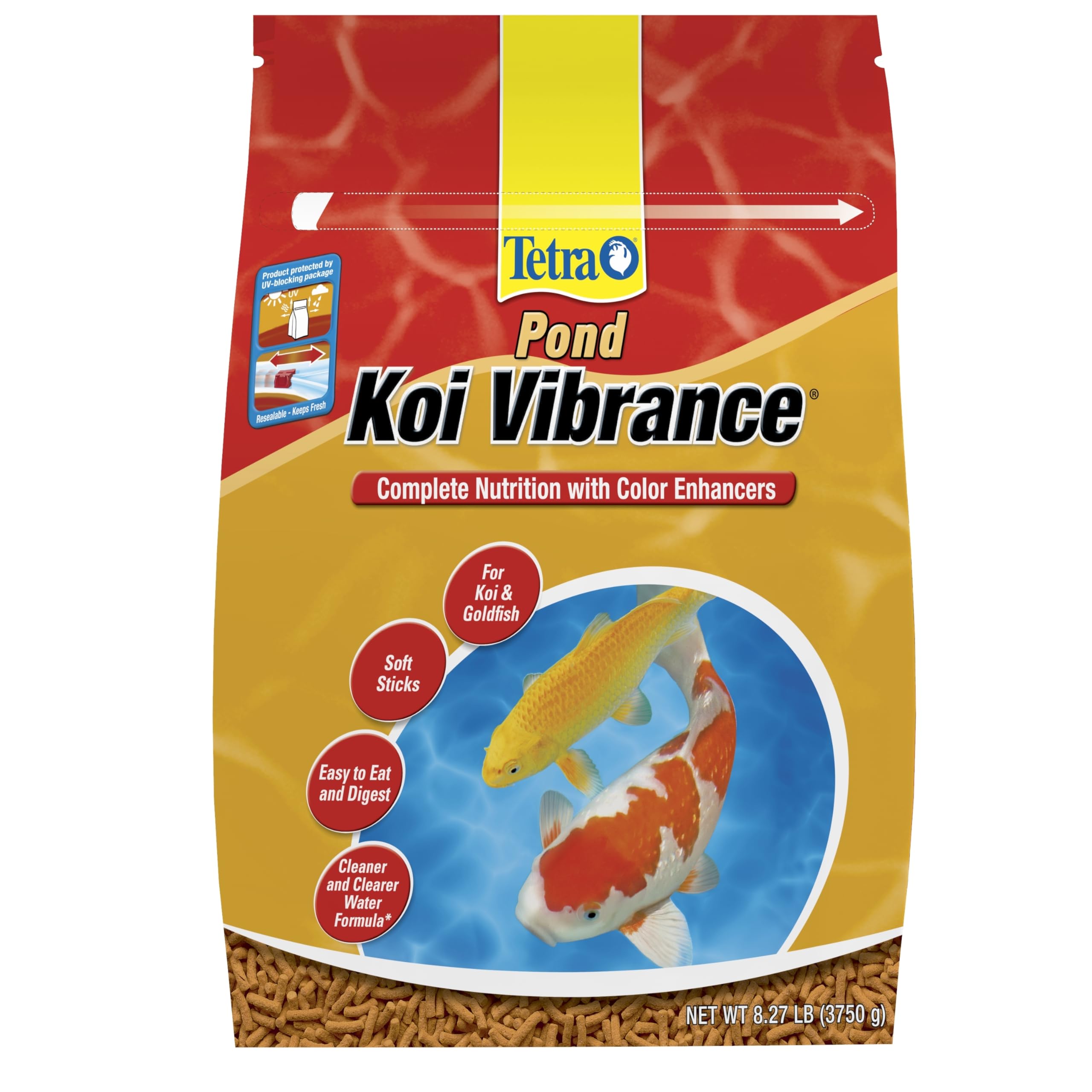 Tetra emballage face montrant produit et informations bénéfice visibilité