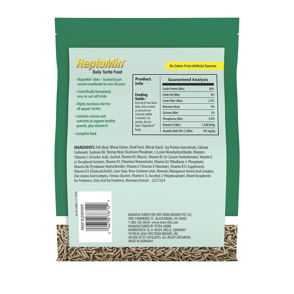 Tetra ReptoMin bâtons en gros plan illustrant sticks faciles à attraper pour animaux