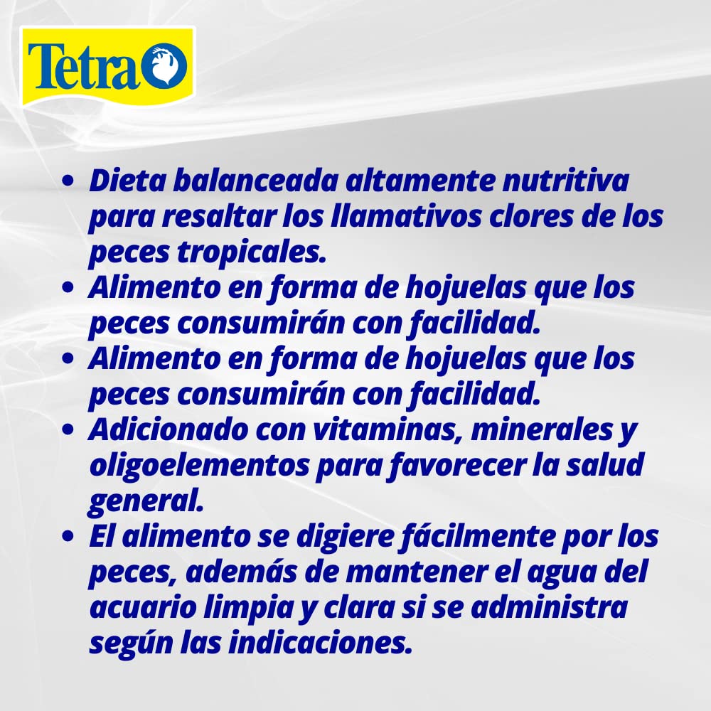 Tetra échelle de dosage montrant guide pour rationnement précis