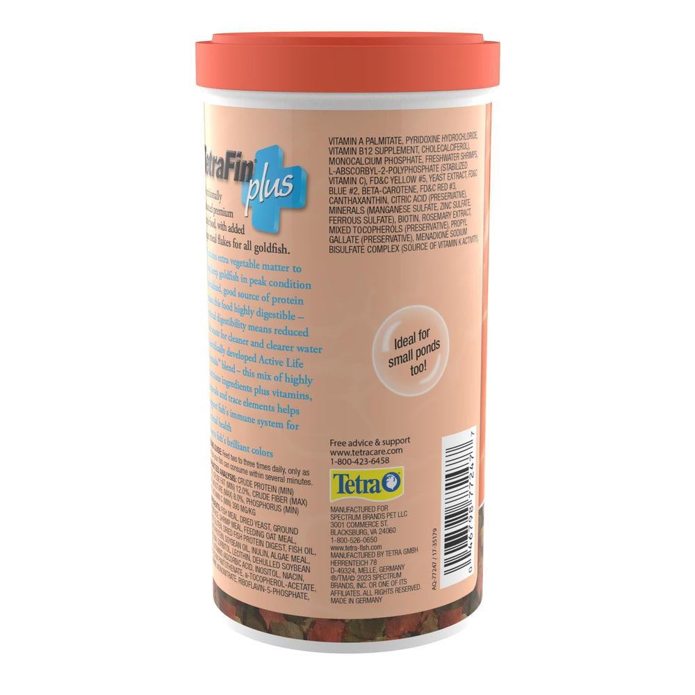 Tetra TetraFin Plus détail nutritionnel ProCare pour santé et vitalité