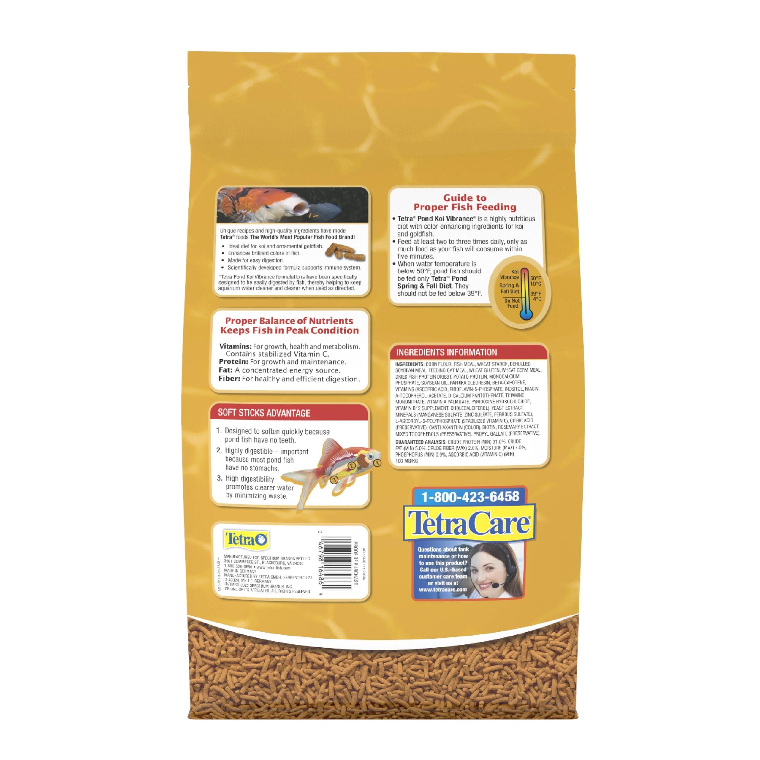 Tetra gros plan bâtonnets mous montrant texture facilitation ingestion