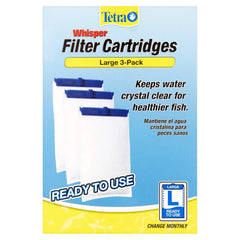 Tetra cartouche installée dans un filtre illustrant remplacement simple