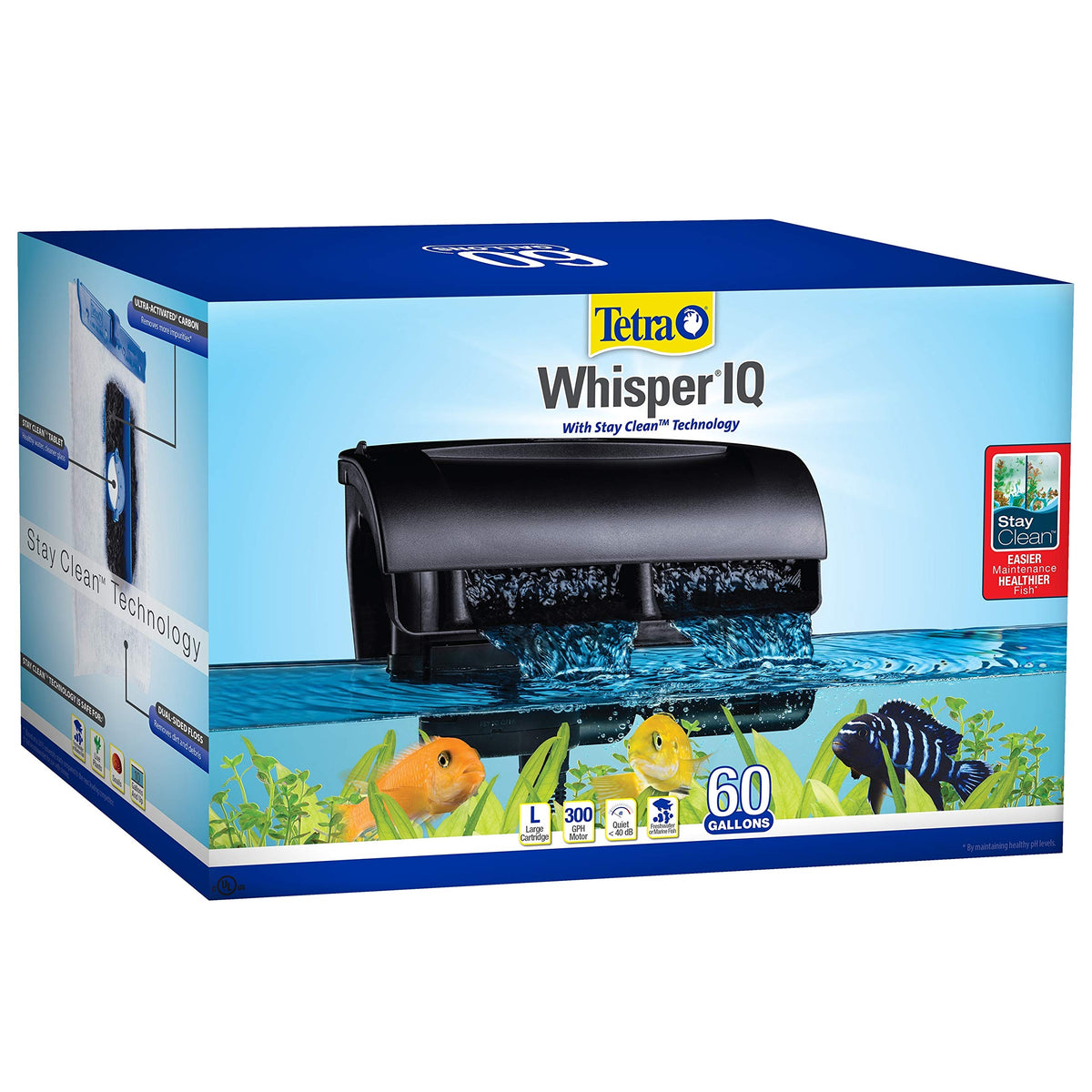 Tetra Whisper IQ face avant montrant boîtier compact et accès rapide