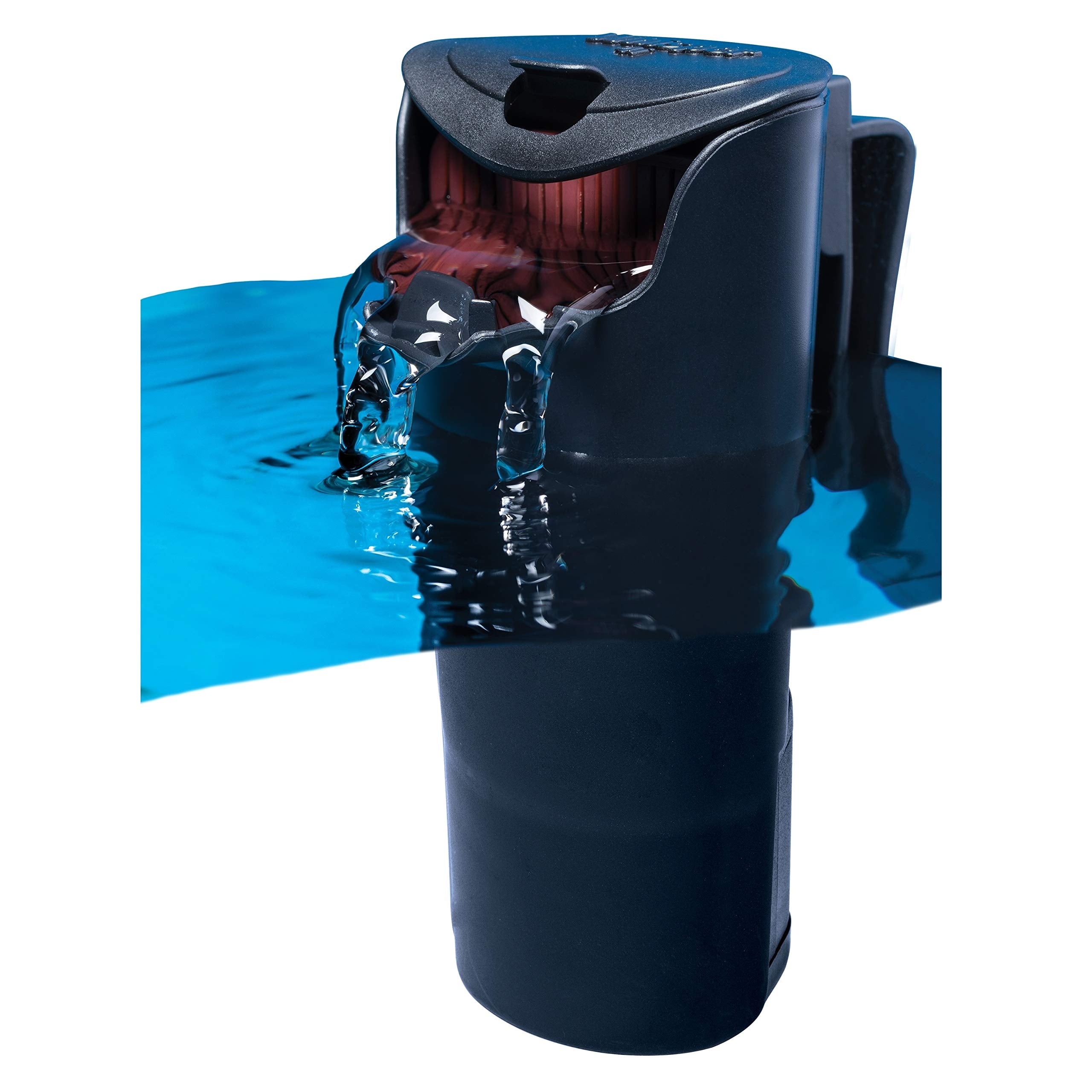 Tetra filtre Whisper organiseur de cordon montrant rangement soigné