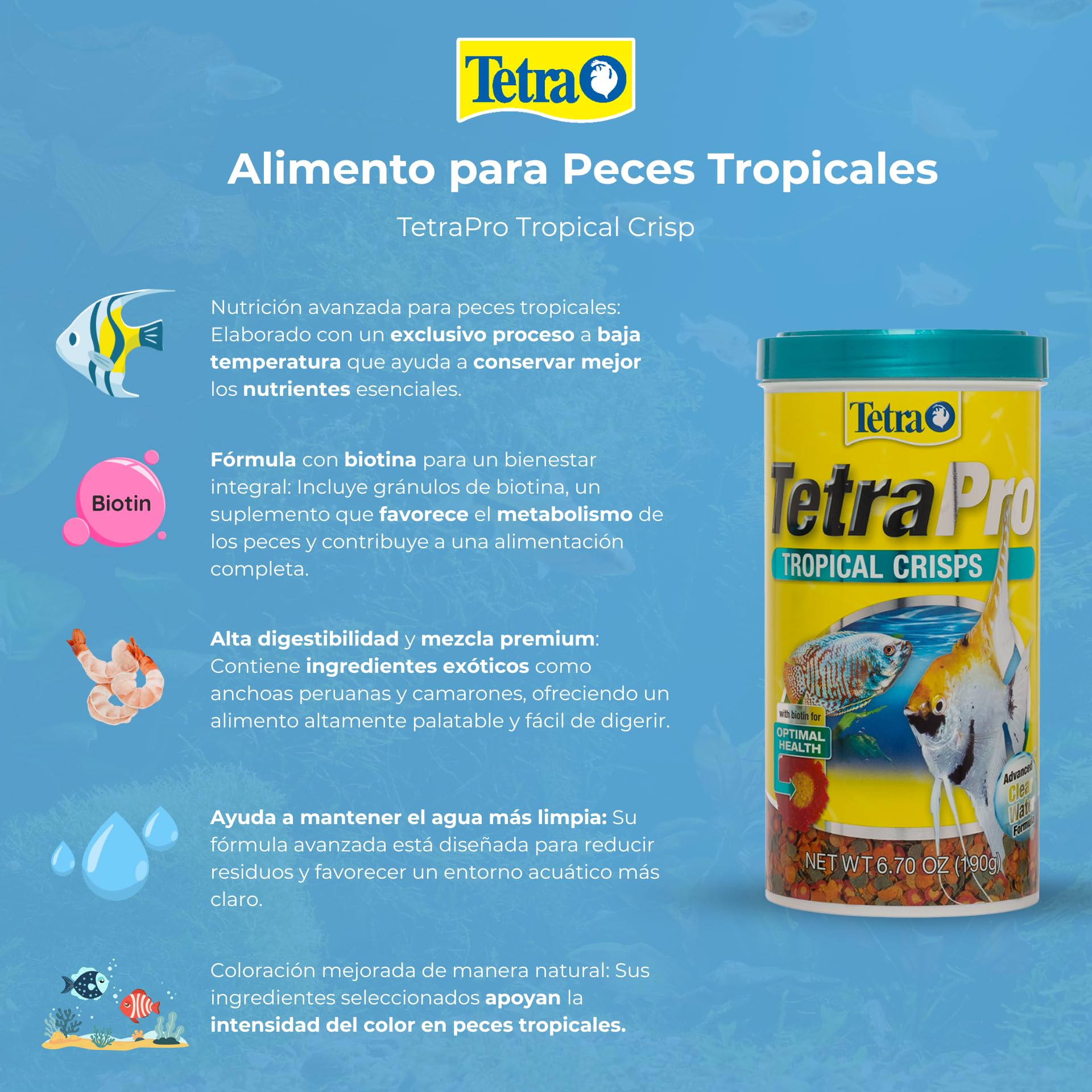 TetraPro en utilisation aquarium poissons qui mangent pour eau plus claire