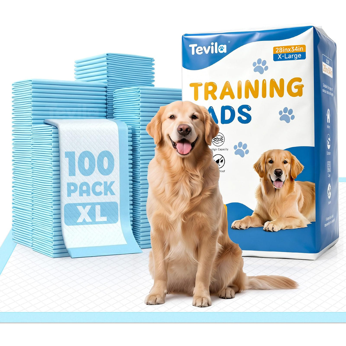 Tevila vue avant de l’emballage pack de 100 pour gain de temps