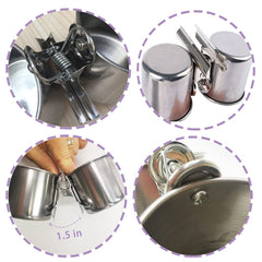 Texsens gamelles en usage avec perruche facilitant repas stable en cage