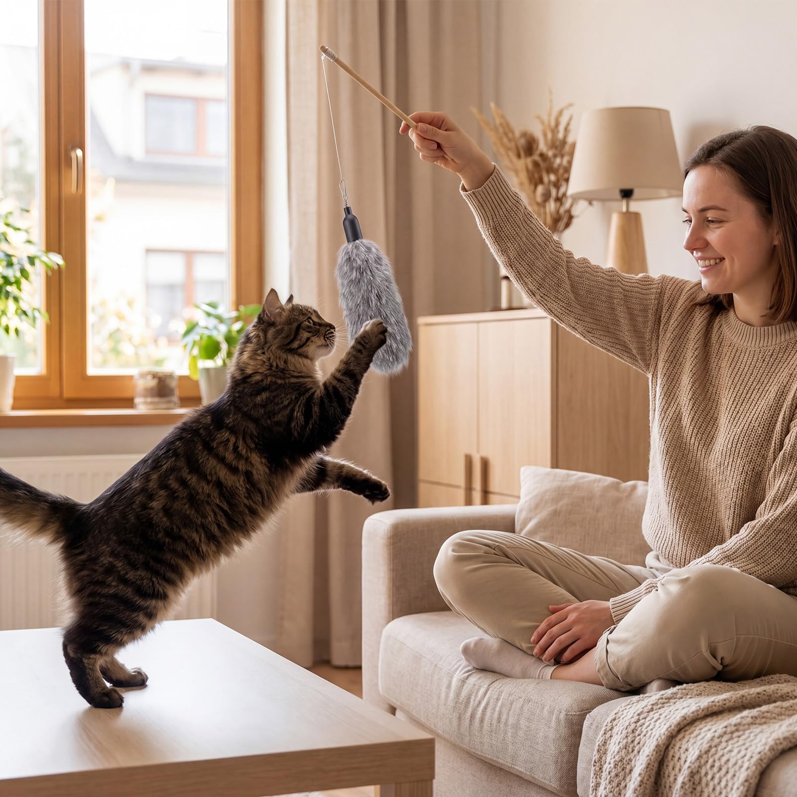 Teyva Daily chat jouant en intérieur bénéfice stimulation et calme