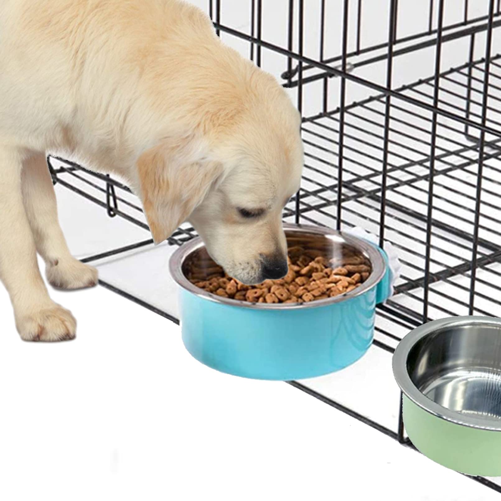 Tfwadmx gamelle accrochée dans cage pour chien ou chat, stabilité accrue