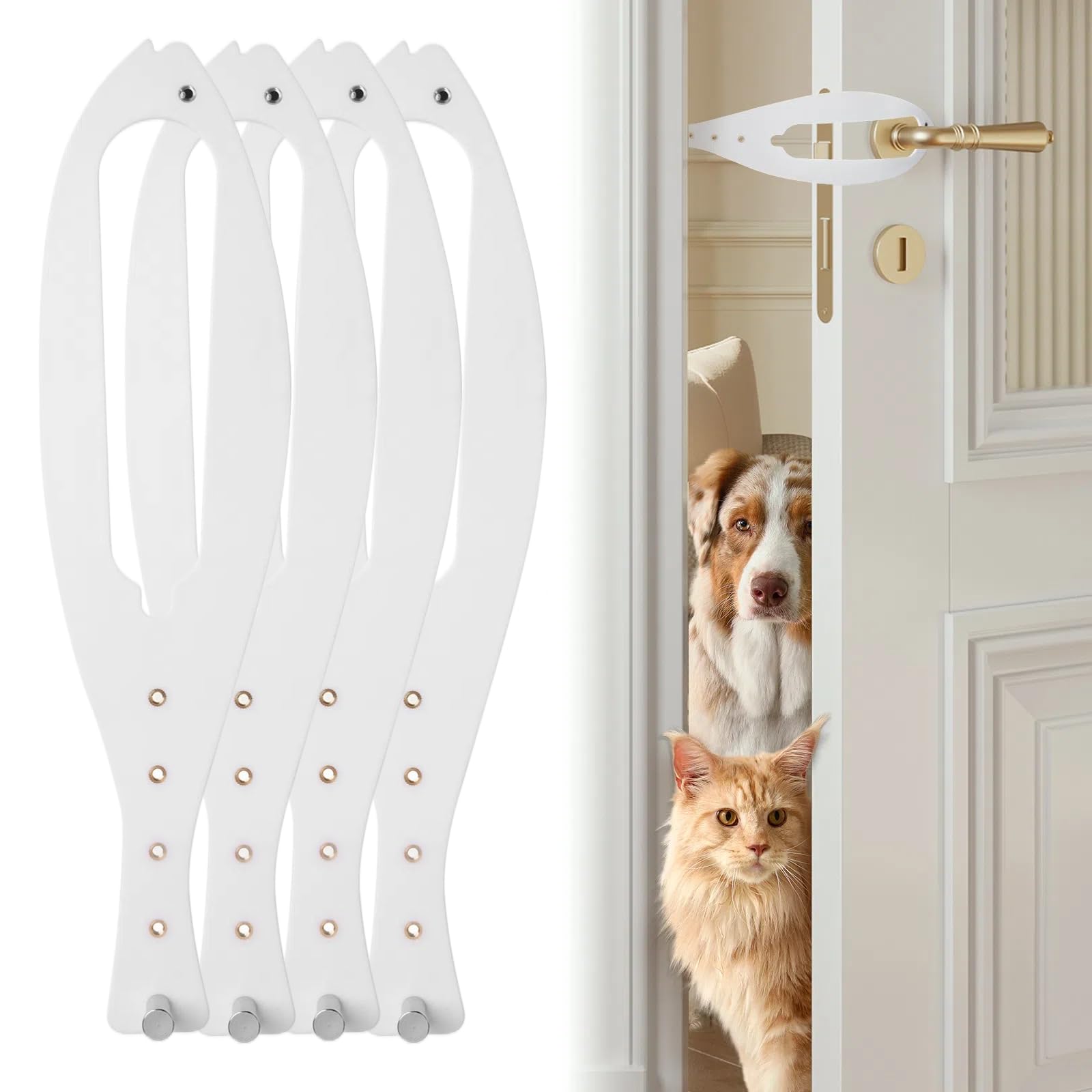 TGIOW loquet face à la porte montrant l'installation facile et la sécurité