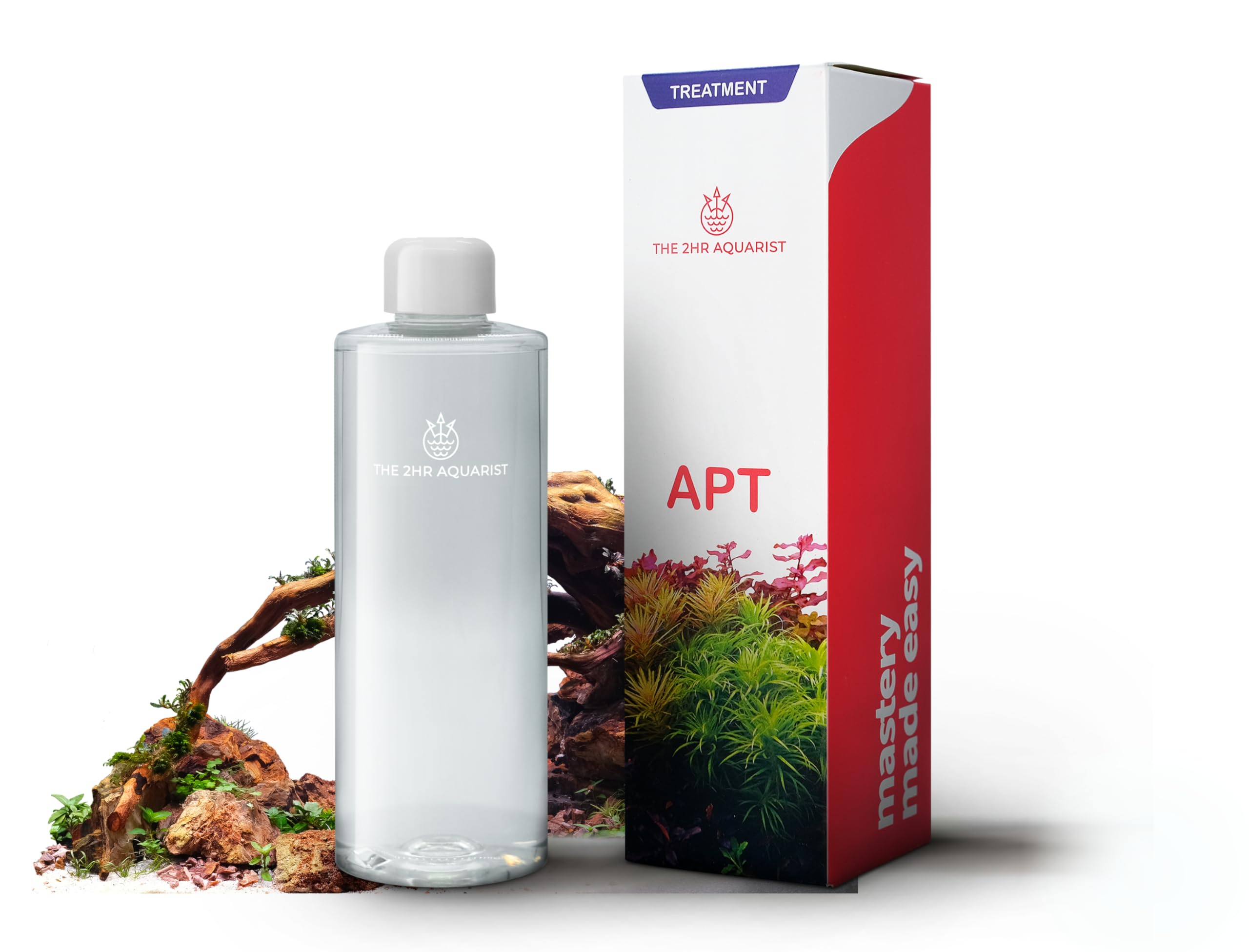 THE 2HR AQUARIST flacon 300ml montrant l'étiquette et l'usage simple